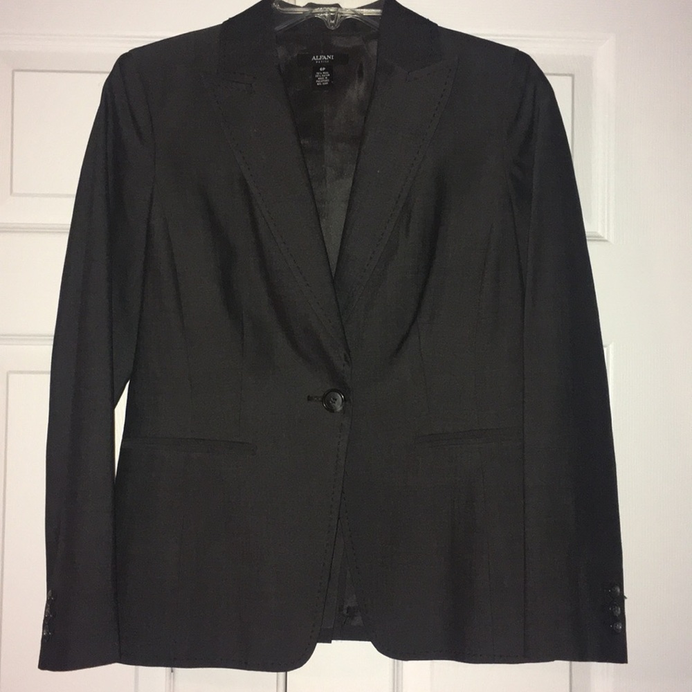 ALFANI Grey Blazer - Picture 2 of 6